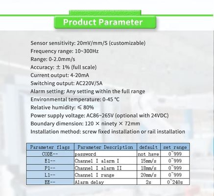 Industrial Grade UBZD4000Y Vibration Monitoring Machine For Precise Measurements